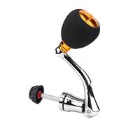 Dioche Poignée de Rechange pour Moulinet C5000xg 6000 4000 - Bras à Bascule en Métal de qualité Supérieure, Bouton EVA Confortable et Antidérapant, 2 pour Les Séries 2000-6000, Accessoire de Pêche