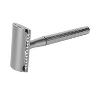 Dioche Poignée de Tondeuse de sécurité à Double Bord, Coupe-barbe Manuelle pour Hommes, Toilettage Professionnel, Matériau en Alliage Résistant à la Rouille