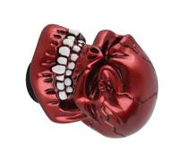 Dioche Pommeau de Levier de Vitesse en Forme de Tête de Mort, Levier de Vitesse de qualité Supérieure, Ajustement Universel, Design élégant Unique, Finition Rouge (rouge)