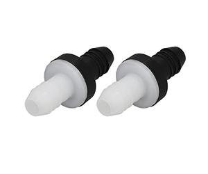 Dioche Pompe d'aquarium, 2 Clapets Anti-Retour de 3/8 Pouces, sans Valve Unidirectionnelle de qualité pour Pompe d'aquarium, Taille Compacte pour Systèmes de Fluides et de Gaz (CDAV6)
