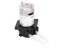 Dioche Pompe Doseuse Péristaltique 12V 3 * 5, Bricolage pour Aquarium et Laboratoire, Auto-amorçante, Entretien Facile, Contrôle de Débit CW et CCW (BLACK)