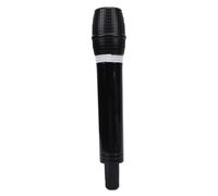 Dioche Prop Plastic Simulation Jouet de Microphone en Plastique, Un Microphone Amusant pour s'entraîner à Parler, adapté au Cosplay et aux Fêtes d'anniversaire, en Bleu. (Black)