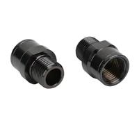 Dioche Rallonge de Pédale de Vélo 16 Mm - Arbre d'extension de Pédale de Vélo en Alliage de Titane - Allongé pour Le Confort et la Protection des Genoux - Ajustement Universel pour Vélos de (Black)