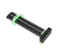 Dioche Règle Carrée en T Règle Carrée en T Métal Alliage d'aluminium Double Aiguille Travail du Bois Dessin au Trait Parallèle Vertical Traçage 16 Cm Vert (GREEN)