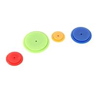 Dioche Roue de Traçage de Ligne 4 Pièces, Roues de Traçage, Bricolage, Ensemble de Marqueurs d'admission de Couture Ronde en Plastique coloré pour l'artisanat de Quilting et de Couture