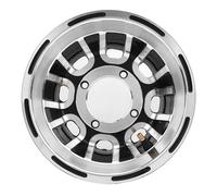 Dioche Roue de VTT de 8 Pouces Jante de Roue de VTT 8 Pouces 4 Trous en Alliage d'aluminium Look élégant Performance Améliorée Jante de de Kart pour Quad, Vélo, Voiturette de