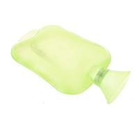 Dioche Sac à Bouteille d'eau Chaude en Silicone en Silicone en pour Thérapie Thermique / Froide - 2000 Ml de Grande capacité, Matériau Environnemental en PVC, Couleur Bleue (GREEN)