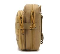 Dioche Sac à Outils Tactique Actical Molle Admin Pouch - Sac Banane Tactique Multifonctionnel pour Hommes avec Conception étanche, Grande capacité et Construction Durable - EDC EMT Gear (Kaki)