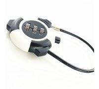 Dioche Serrure à Combinaison D'ordinateur en Alliage de Zinc, Serrure à Mot de Passe Sécurisée Durable pour Bagages, Valise, Garde-robe, Stockage de Voyage, Code à 3 Chiffres (BLACK)