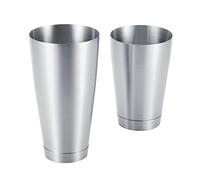 Dioche Shaker en Acier Inoxydable Shaker à Cocktail en Acier Inoxydable - Outil Polyvalent pour Bar et Maison pour un Mélange Facile - Mélangeur Fonctionnel et élégant (SILVER)