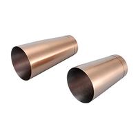 Dioche Shaker en Acier Inoxydable Shaker à Cocktail en Acier Inoxydable - Outil Polyvalent pour Bar et Maison pour un Mélange Facile - Mélangeur Fonctionnel et élégant (Or Rose)