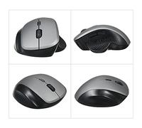 Dioche Souris Ergonomique Verticale Fil 2,4 G, 6 Touches, Optique USB, DPI Réglable, Sensation de Main Confortable pour PC, Ordinateur Portable, Travail de Bureau, Gris, Noir, Rouge (Grey)