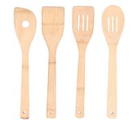 Dioche Spatule Set, 4pcs Spatules pour la Cuisine Utiliser des Spatules pour Cuisiner une Spatule à Fente Circulaire Ustensile pour la Maison
