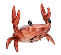 Dioche Speaker Haut-Parleur Bluetooth en Forme de Crabe et Support de Téléphone Portable-Son Surround 360 °, sans Fil, Décoration de Bureau Portable (Rouge)