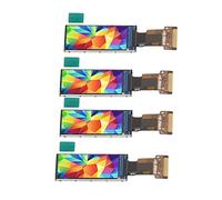Dioche SPI Interface IPS Lot de 4 Modules d'affichage IPS Couleur TFT 0,96 Pouces avec Interface SPI, Résolution 80 X 160, Léger et Compact pour des Applications Polyvalentes
