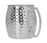 Dioche Steel Moscow Mule Mug Moscow Mule 500 Ml Tasse à Cocktail Grande capacité en Acier Inoxydable 304, Finition Argentée élégante pour, Hôtels et Restaurants (Couleur naturelle en acier