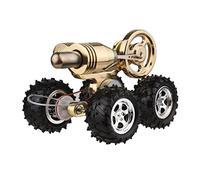 Dioche Stirling Engine Kit Stirling Engine Kit - Modèle de Générateur d'électricité avec Volant d'inertie pour Expériences Scientifiques - Jouet éducatif Parfait pour Enfants et Adultes (Type 1)