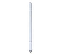 Dioche Stylet Passif Universel Design 3-en-1, Stylet Ultra-réactif Compatible avec Les Tablettes et Téléphones/iOS, Noir. (White)