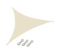 Dioche Sun Shade Sail Pare-Soleil Résistant aux 6,5 Pieds Auvent de Voile Triangulaire Couverture étanche pour Patio, Jardin, Arrière-Cour et Piscine (Tapez 2)