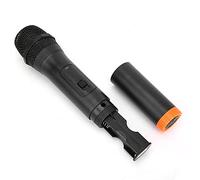 Dioche Sylvani Un Microphone sans Fil VHF Portable Professionnel en Plastique ABS Noir Compatible avec Récepteur USB, adapté pour Chanter et Parler. Conception Légère, Facile à Utiliser.