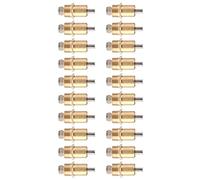 Dioche Système d'abreuvoir à Tétine pour Lapin 1/4" rabbit20Pcs - Mamelon à Boire en Métal Non Toxique pour Lapins, Installation Facile, Empêche Les Fuites et Le Gaspillage d'eau, Fournit de