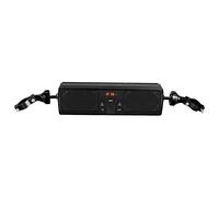 Dioche Système de Barre de Poignée de Modification de Moto Stéréo étanche - Système Coulissant et Sonore pour Motos - Prend en Charge USB, Carte Mémoire et Contrôle (Black)