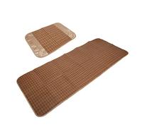 Dioche Tapis De Couchage D'été Tapis De Bambou Polyester Pliable Polyester Tapis De Couchage D'été Cool Pad Refroidissement Lit Cusion pour La Maison École Dortoir
