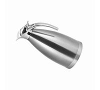 Dioche Tiken isolé Flacon Isotherme Sous Vide à Double Couche en Acier Inoxydable de 2 L, Cafetière, Bouillotte, Argent Exquis (2L)