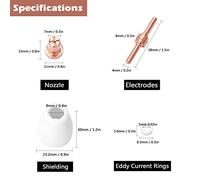 Dioche Torche PT31 Embouts de Torche PT31 Buse d'électrode 65 Pièces pour Coupeur 40A - Consommables de Coupe de Haute qualité et économiques avec conductivité Thermique Améliorée