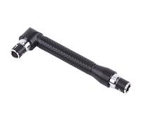 Dioche Tournevis Angle Droit, Clé à Douille Hexagonale en Forme de L de 1/4 pouces Tournevis Coudé, Double Tête avec Divers Embouts de Tournevis, Outil Manuel