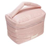 Dioche Trousse de Maquillage de Voyage, Organisateur de Cosmétiques, Trousse de Toilette de Grande capacité pour Femmes, étui de Maquillage 6L en Tissu Doux 23x16.5x15.5cm (Pink)