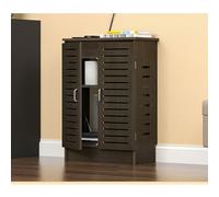 Diodceraic Armoire de Rangement Moderne pour Routeur WiFi avec Étagères Réglables, Organisateur Multifonction avec Gestion des Câbles pour Bureau Domestique(Walnut - 60 * 70 * 30cm)