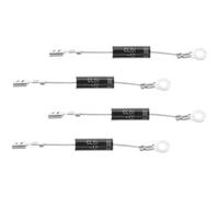 Diode de Four à Micro-ondes Haute Tension en Métal Noir 4 Pièces | Protection Surcharge, Technologie à Haut Rendement, Borne Incluse, Remplacement pour Pièces Détachées