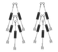 Diode de Four à Micro-ondes Haute Tension Unidirectionnelle 10 Pièces Métal | Stabilité du Courant, Résistance aux Chocs, Compatibilité, Supporte les Hautes Températures