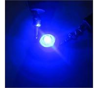 Diode émetteur LED haute puissance 3V 12 PCS puce LED à haute lumière de 3W 2700K/Blanc froid lampe torche DIY MR16 GU10 Projecteur dissipateur thermique du PCB en aluminium sans étoile(3W/bleu)