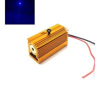 Diode GH04580A2G du module laser à lumière bleue à points réglables 450nm 5mW avec refroidissement par dissipateur de chaleur