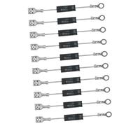 Diode Haute Tension pour Four à Micro-ondes 10 Pièces 01-12 04-12a | Abs, Alliage D’aluminium et Cuivre, Protection Surcharge, Technologie Haute Efficacité, Lot de 10