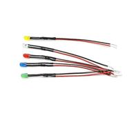 Diodes électroluminescentes LED pré-câblées de 3mm, 10 pièces, avec résistance, ampoules LED 3V 5V6V9V 12V 24V 36V 48V 60V 110V 220V (Color : Orange, Size : 220V)