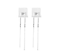 Diodes LED À Dessus Plat De 5mm, 9 Couleurs, Ampoules Lumineuses, Composants Électroniques, Indicateur Électroluminescentes, 100 Pièces(100pcs Orange)