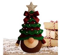 Dioeazh Kit Crochet Mignon - Kit Créatif Lutin de Noël au Crochet pour Débutants,Fournitures Artisanat Facile à Apprendre pour Créations à la Maison Ados Adultes Filles