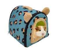 Dioeazh Lit pour Hamster et Lapin - Maison Douce et Chaude pour Hamster - Maison De Jeu Intérieur Extérieur pour Cage Nid Dodo Repos