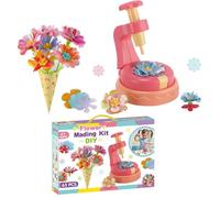 Dioeazh Loisirs Créatifs Fleurs pour - Kit de Confection Florale pour Premiers Apprentissages | Jouet Développement Compétences STEM 6 Ans et Plus Garçons Filles Anniversaire Noël Pâques Maison