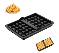 Dioeazh Moule à Gaufres en Silicone, Plat de Cuisson Silicone Antiadhésif, pour Air Fryer, Gâteaux, Desserts, Crêpes, pour Air Fryer, Gâteaux, Cookies, Pancakes, Snacks