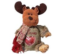 Dioeazh Sacs De Bonbons De Noël | Pochon 3D Père Noël Bonhomme de Neige Renne,Sac Réutilisable Zip pour Snacks Bonbons Fruits Fêtes De