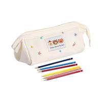 Dioeazh Trousses À Crayons Esthétique | Pochette À Crayons Esthétique Ours avec Stockage,Porte-Stylos pour Fournitures Marqueurs Étudiants Salle de Classe École Voyage