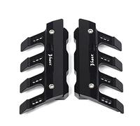 DIoFent pour Yamaha VMAX V-Max 1200 1700 Protecteur De Fourche Avant De Moto Garde-Boue Anti-Chute Curseur CNC Aluminium Protection (Couleur : Noir)