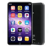 Diofox 80 Go Lecteur MP3 avec Bluetooth et WiFi pour enfants, lecteur de musique Android avec écran tactile HD de 4 pouces et haut-parleur, lecteur MP4 avec Audible, Spotify et Amazon Music Play Store