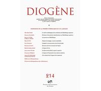 Diogene 2006, n° 214 Naissance de la pensée symbolique et du language - Collectif - Puf - broché - Revue