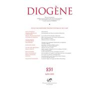 Diogène 2010, n° 231 Pour une histoire transculturelle de l'art - Collectif - Puf - broché - Revue