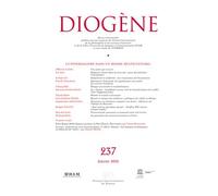 Diogène 2012, n° 237 World Humanities Forum : universalismes, cultures et identités multiples - Collectif - Puf - broché - Revue